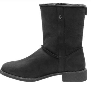Abeo Burlington leather & shearling boots